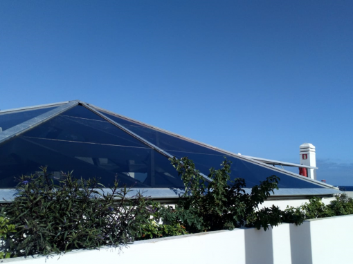 Lámina solar para cúpula de cristal en Prestige 40 3M para The Hotel Puerto de Mogán